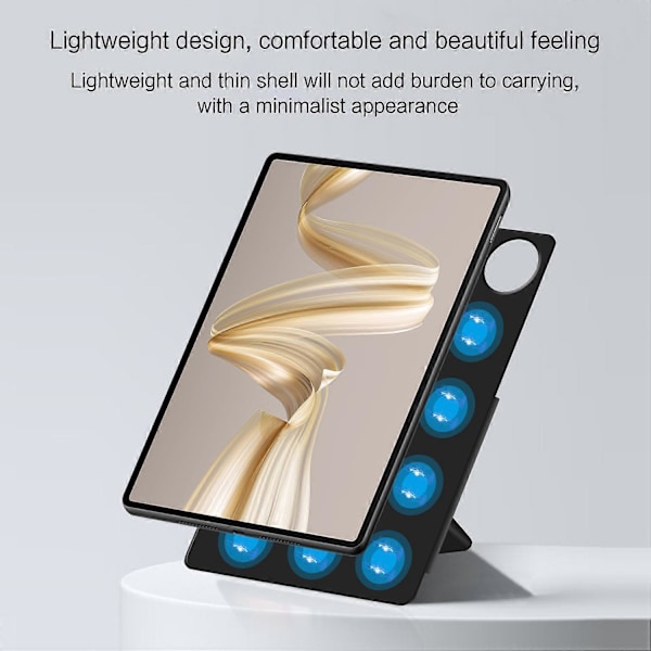 Läderfodral för Huawei MatePad Pro 12.2 (2024) med Origami-Stativ, Magnetiskt, Auto-Väcka/Sov