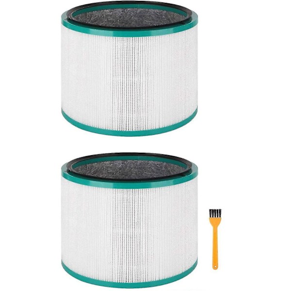 2 Pakke Erstatnings Hepa Filter For Pure Cool Link Dp01, Dp02 Og For Pure Hot + Cool Link Hp01, Hp02