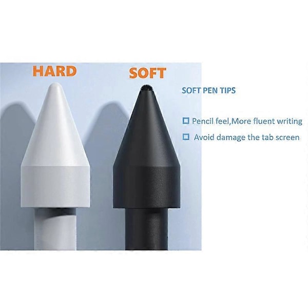 For Stylus Nib S6 Nib S7 Refill N10 Utskiftbar S22 Nib N20 Universal Refill 10 Svarte Refiller + 2 C