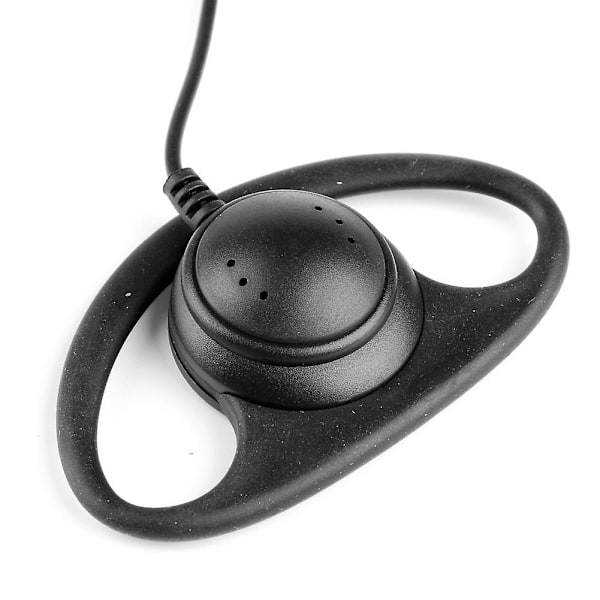 3,5 mm D-formad Jack Lyssna Endast Öronsnäcka Headset För Tvåvägsradio Walkie Radio