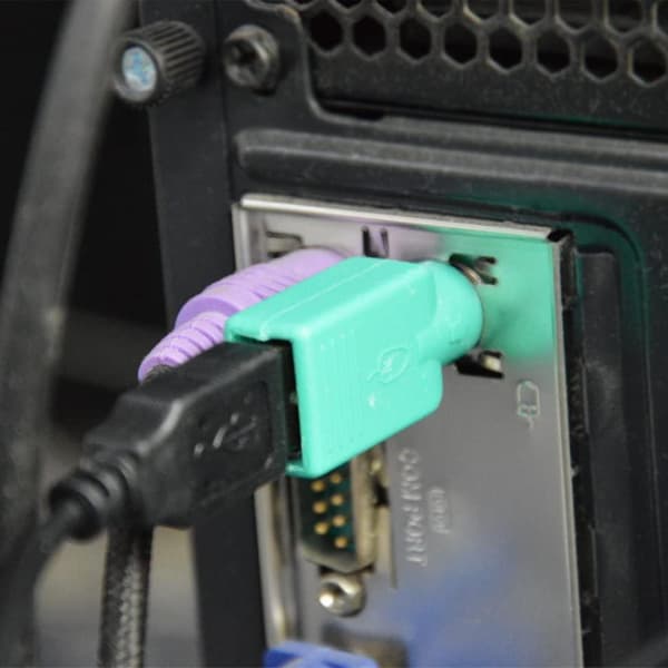 USB A Hun til PS2 Han Konverter Computer Mus Tastatur Stik