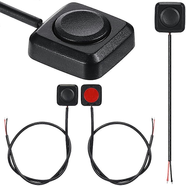 4 stk. Momentary Switch Momentary Trykknap ON Off Switch 12V 24V Mount Mini Knap Switch