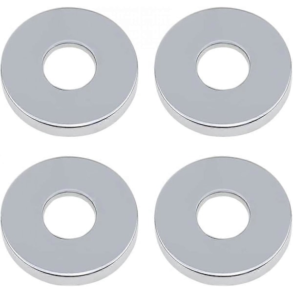 Bruste Blandingsbatteri Rosette 4 Dele Krom Åbningsrosette Armatur 26mm (3/4\") Rustfrit Stål VVS Rosette Flad Lav til Køkken Badeværelse