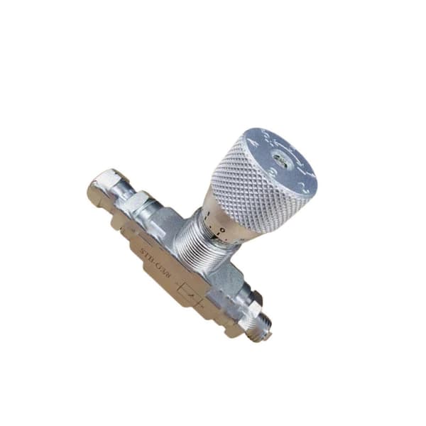 Dubbelriktad Hydraulisk Flödeskontroll Strypventil Stb-G3/8 med L08 Anslutning