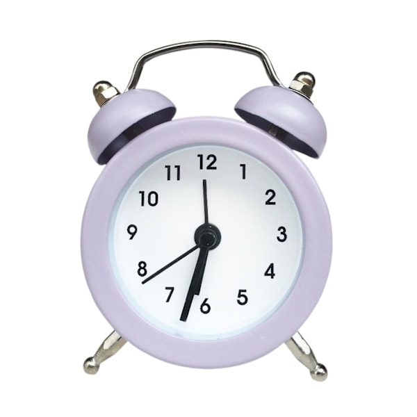 Sängbords Mini Alarmklocka Metall Extra Hög Väckarklocka Heminredning Retro Stil