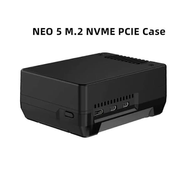 NEO 5 M.2 NVME PCIE Kabinet til Raspberry Pi 5 med PWM-blæser