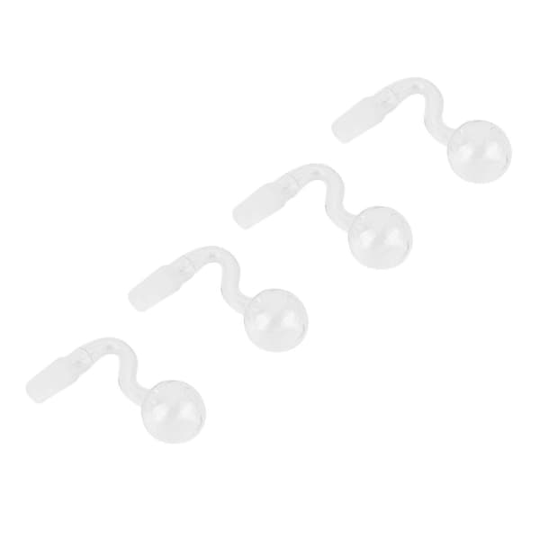 14 mm lasiset laboratoriotarvikkeet (4 kpl)