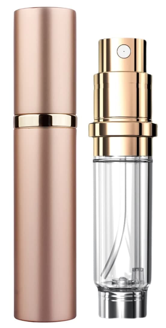 Miniparfymflaska, påfyllningsbar atomizer, 5 ml läckagesäker atomizer, lämplig för resor