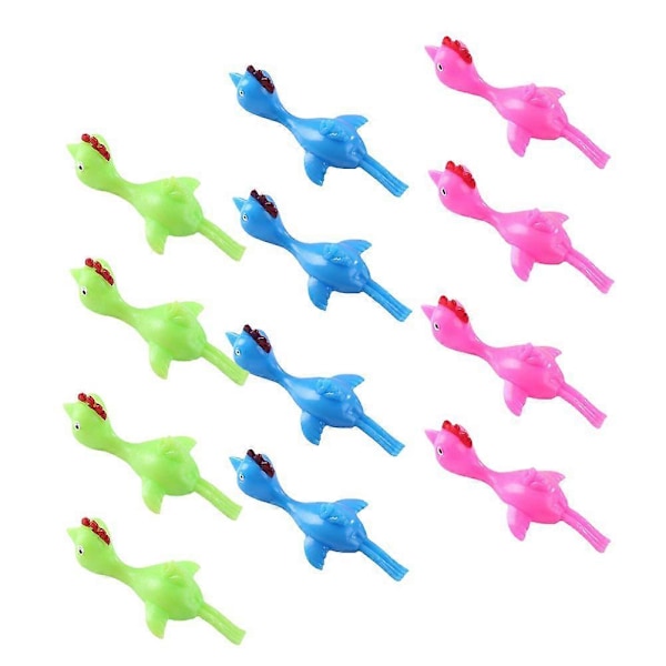 30 st Slangbella Kyckling Slangbella Leksak Skjuta Kyckling Leksak Stretchig Kyckling Leksak Kyckling Leksaker
