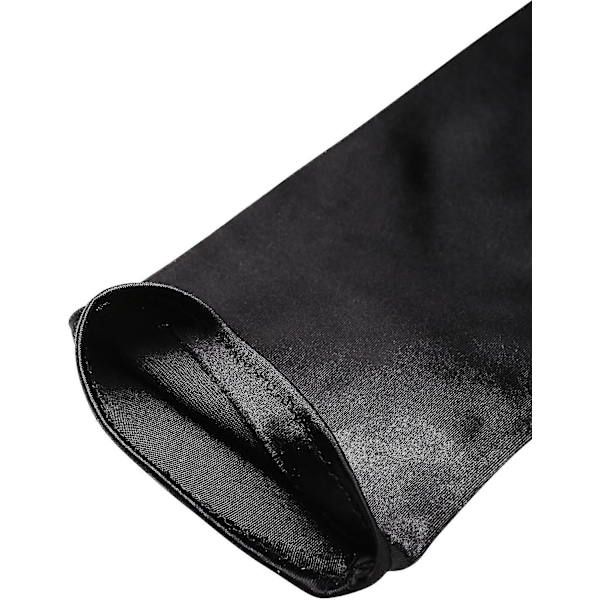 Damhandskar i Satin, Opera, Festival, Fest, Kväll - Långa Elastiska Handskar i 1920-tals Stil för Halloween Kostymer