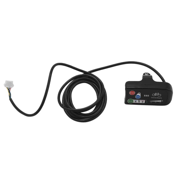 Elektrisk cykeldisplay 24v 36v 48v Ebike Intelligent Control Panel Lcd Display Led880 Vattentät