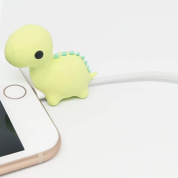 Kabelbeskytter Passer til Iphone Ipad Android Sumsung Galaxy Kabel Plast Jurassisk Planteeter Dinosaur Tilbehør Usb Lader Data Beskyttelse Deksel Tygger