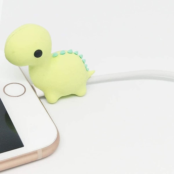 Kabelbeskytter Passer til Iphone Ipad Android Sumsung Galaxy Kabel Plastik Jurassisk Planteæder Dinosaur Tilbehør Usb Oplader Data Beskyttelse Dækning Tygger