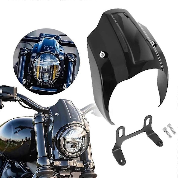 Motorcykel Front Maske Forlygte Kåbe Dækning Til Softail Street Fxbb Fxbr 2018-2023