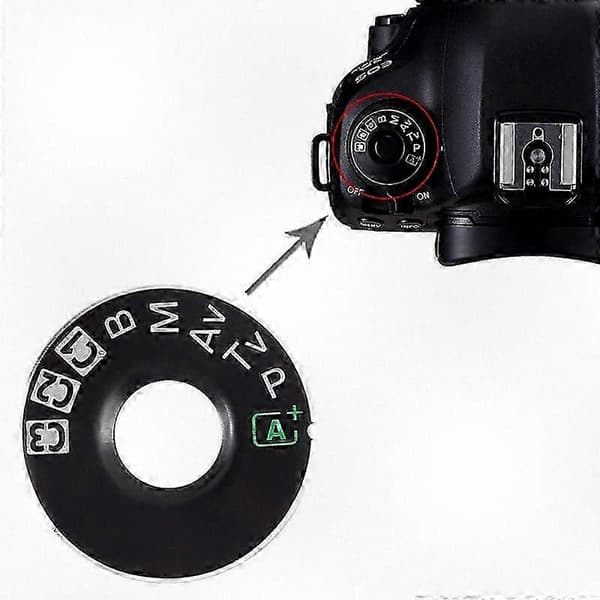 Kompatibel med Canon EOS 5D Mark III Mode Dial Iron Pad Reservedel til OEM
