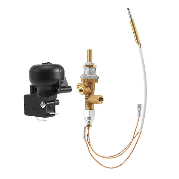 Gasolvärmare Kontrollventil Termoelement Sensor Tippbrytare Vred Propan Eldstad Kontroll Säkerhet