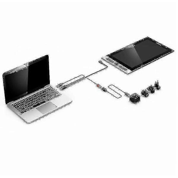 Xp-pen 3-in-1 USB-kaapeli sopii Artist 12 Innovator Display 16 grafiikkatablettiin
