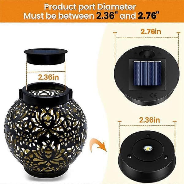 Reservedeler for solcellelamper, 7 lumen varmhvit LED vanntett
