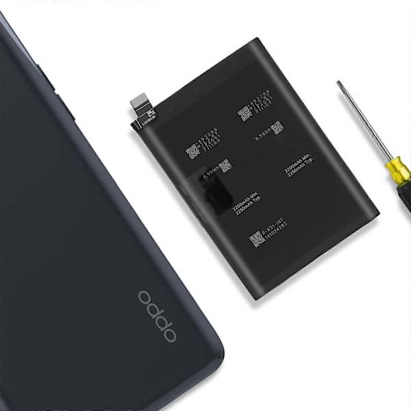 Internt batteri til Oppo Find X3 Pro 4500mAh model BLP831, Sort