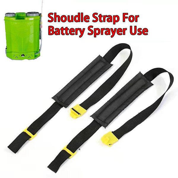 2-pack ryggsäcksspruta bältesbyte, svamp justerbar jordbruk manuell spruta ryggsäck axelrem