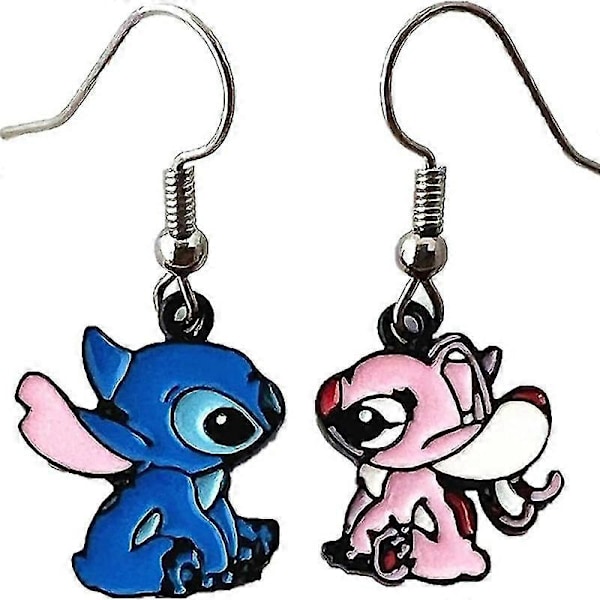 Stich Örhängen Ohana Betyder Familj Anime Tecknade Örhängen För Pojkar Flickor Och Kvinnor WHByv