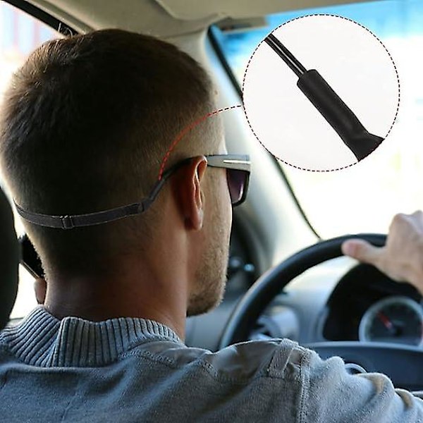 6 kpl säädettävät silmälasikehät, hännättömät liukumattomat elastisen silmälasikehät, urheilullinen silmälasikehät aurinkolasien pidikehihnoja miehille ja naisille