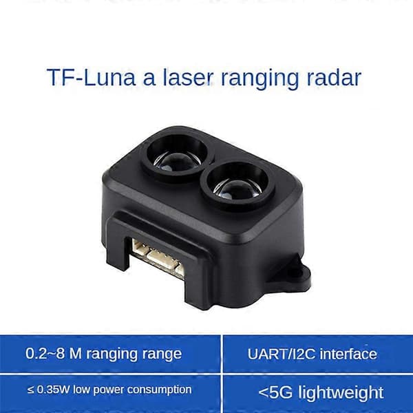 Tf-Luna Lidar Afstandssensor Modul 8M Rækkevidde Lavt Strømforbrug Tof Rækkeviddeprincip