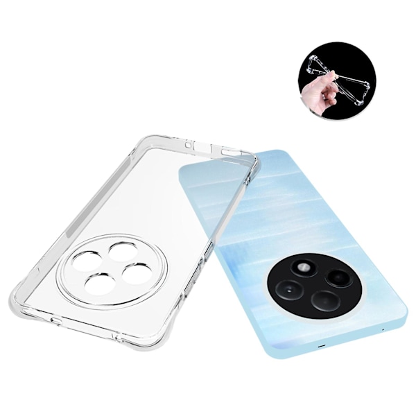 TPU-fodral med förstärkta hörn för Oppo Reno12 F 5G