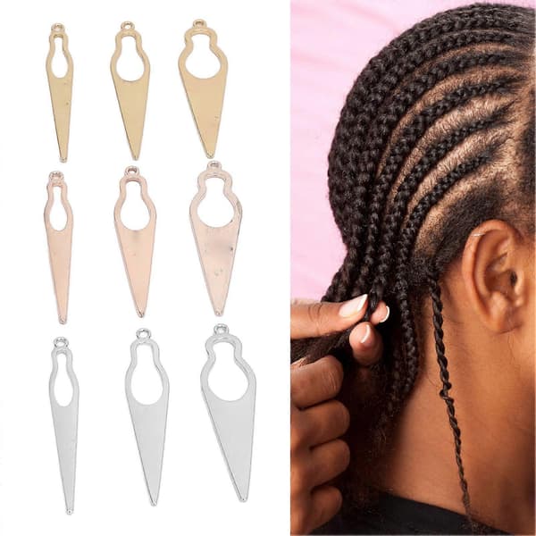 9 stk. Dreadlocks Interlocking Tool Legering Dreadlocks Sisterlocks Stramme Tilbehør Styling ToolYMMR)