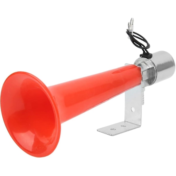 Universal Turkiskt Varningshorn, 12v 24v Luft Horn för Lastbilar 180db Röd Horn Syfte 12v/24v Husvagn Tryckbilar Suvar Motorcyklar Turkiskt Varningshorn