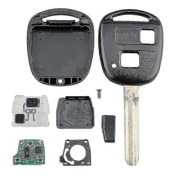 2-knapps smart fjärrnyckel med 4C-chip 304MHz för Toyota Corolla 2001-2007