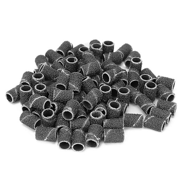 100 st Sandpappers för Naglar Manikyr Pedikyr Nagelfräsbits Tillbehör ToolsHQ11 80#