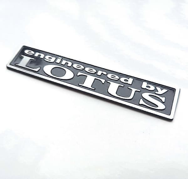 Autotarrat Emblem Trunk Badge Auto Decals Engineered by LOTUS -tarra