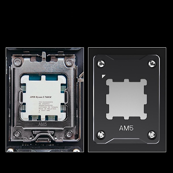 AM5 CPU -kosketuskehys, CPU:n taivutuskorjaus, taivutussuoja, kestävä metallilukko, reppujen turvaan