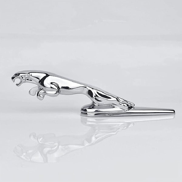 Uusi Jaguar 3D-emblemi auton etuosan konepeltiin, kromattu kotka-merkki auton tarvikkeet