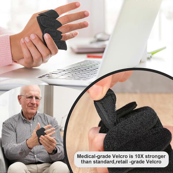 2 st Handledsskena för ulnar deviation Höger Handskena Knogskena MCP