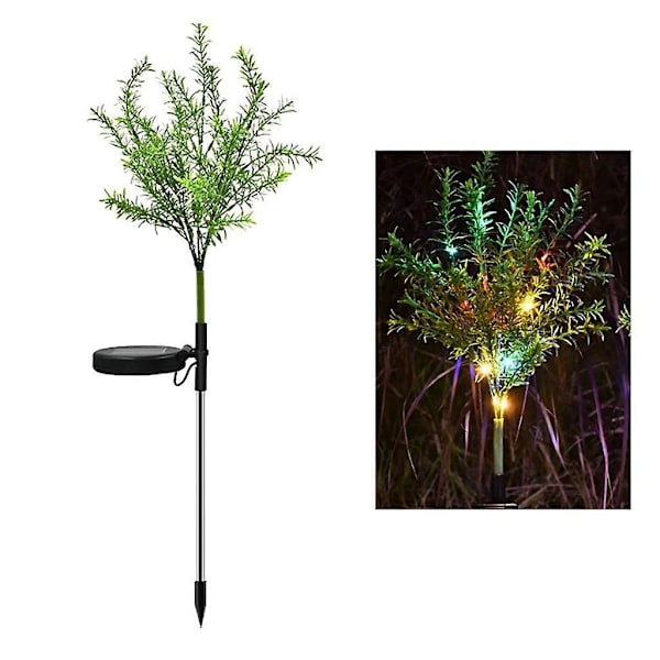 Solcelled Hagebelysning Julgran Formet Led Plenelampe For Hagedekor Lys