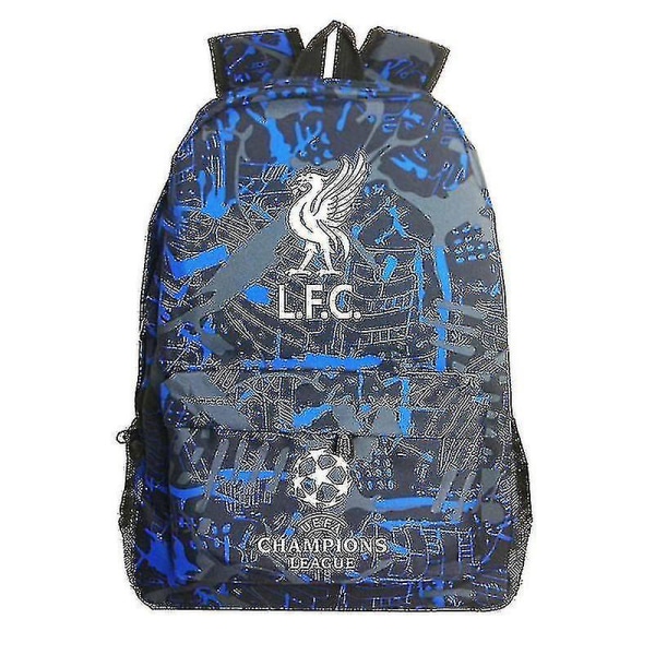 Graffiti Liverpool Uefa Champions League Shoulder Bag Fan Backpack Student Schoolbag Storage Bag