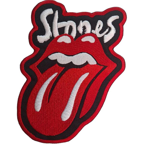 The Rolling Stones Klassisk Logo Stryke-På-Lapp