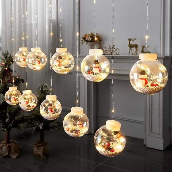 Dekorative LED lyskæder, julepynt, USB-drevet, 3,5 meter lang - Juletræsstil