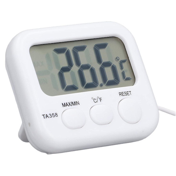 Vandtermometer, LCD Digital Display Temperaturmålingsværktøj til Fiskedam Akvarium, -40~70