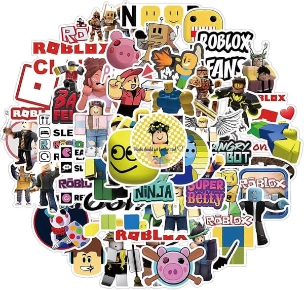 Videopeli Roblox -tarrat | 50 kpl vinyylitarroja Roblox