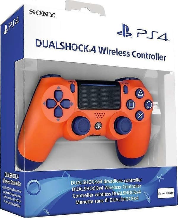 DualShock 4 trådløs kontroller for V2 4 - Sunset Orange