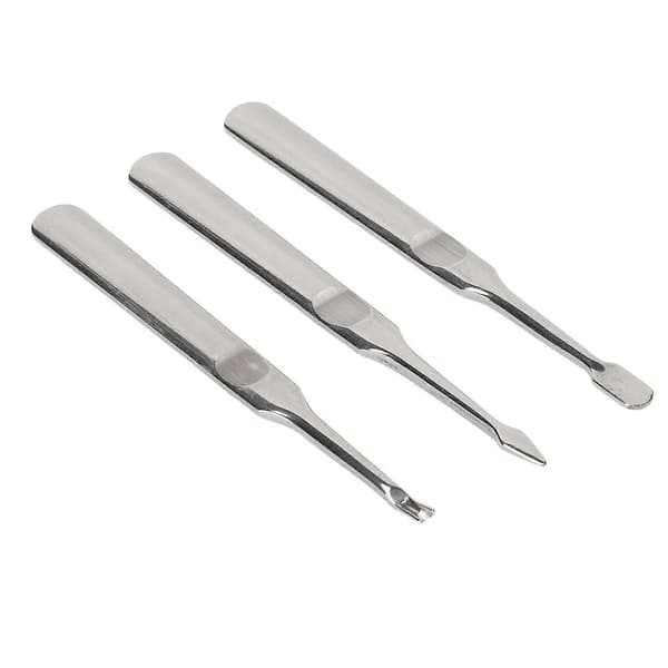 3 stk. Neglebåndstrimmer i rustfrit stål, professionel neglebåndsfjerner til manicure YMMR)