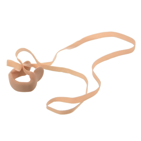 Beige elastisk gummiband näsklämma skydd för simning