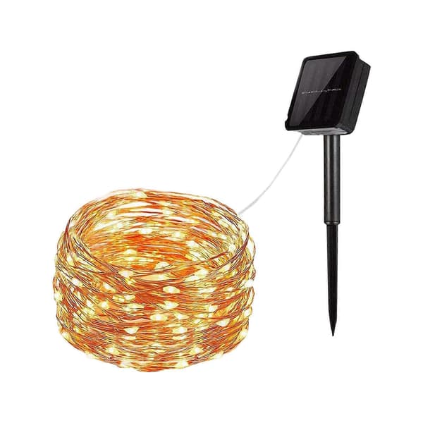 Julepynt 12M120LED Solcellelys Udendørs Have 8 Tilstande Solcellelysstreng 1STK