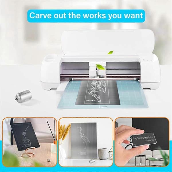 4 stk. graveringstips til Cricut Maker 3 Quickswap-system