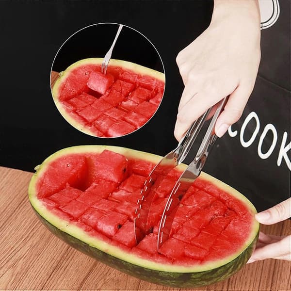 Vannmelonskive, Vannmelonkutter, Rustfri vannmelonskive, Vannmelonskivekutter rustfritt stål, Rustfritt stål fruktkutter vannmel