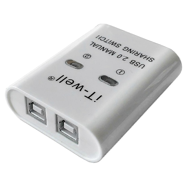 USB-tulostimen jakolaite, 2 sisään 1 ulos tulostimen jakolaite, 2-porttinen manuaalinen KVM-kytkin