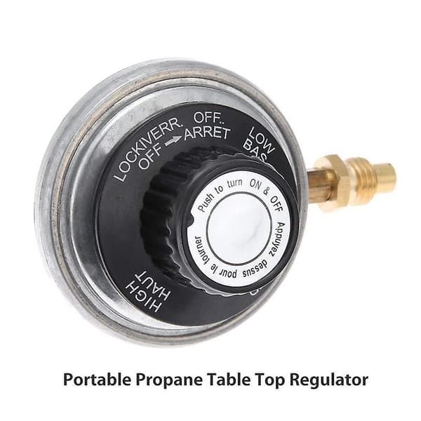 Propan Gasgrill Kontrolventil Bordregulator + M12 Dysdyser